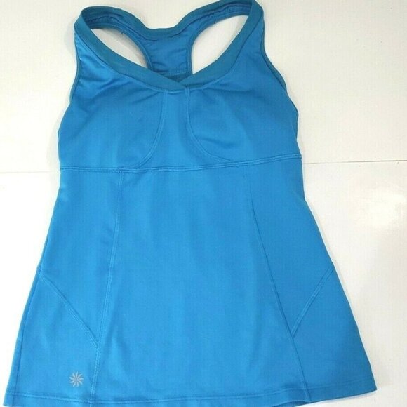 Athleta Va Va Built In Bra Work Out Tank Top 32c - Picture 1 of 6